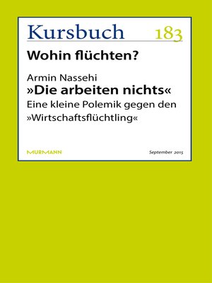 cover image of "Die arbeiten nichts"